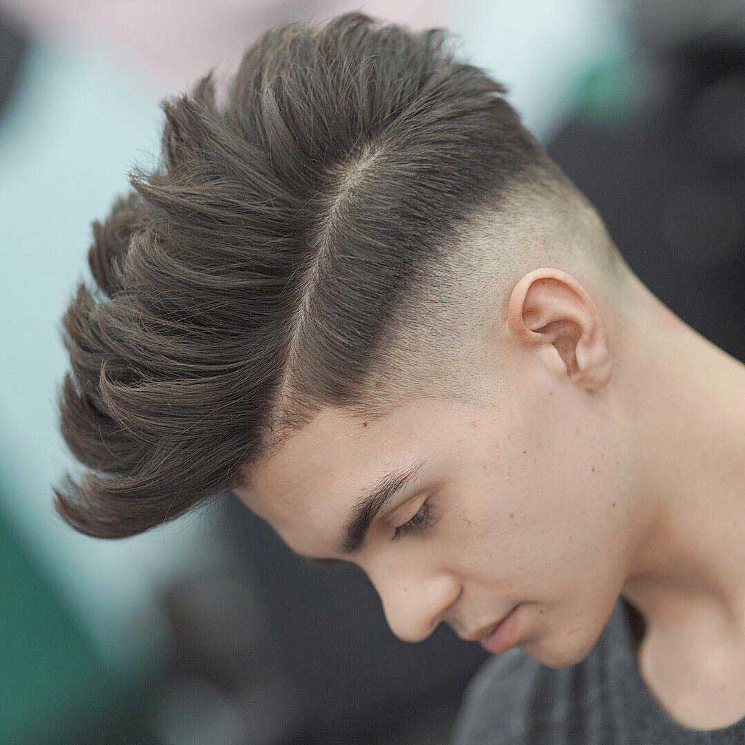 Faux Hawk with Drop Fade