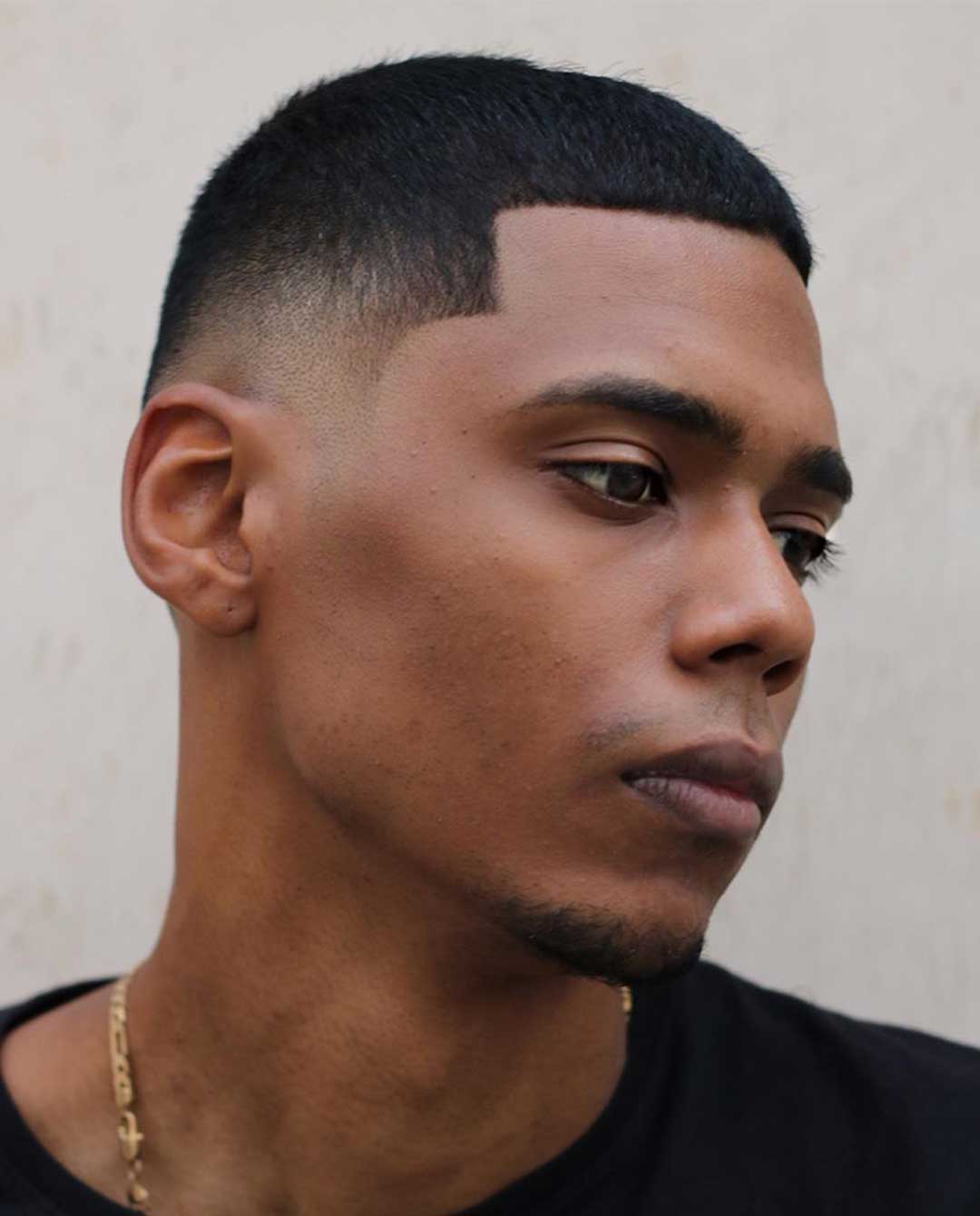 Caesar Haircut For Black Men