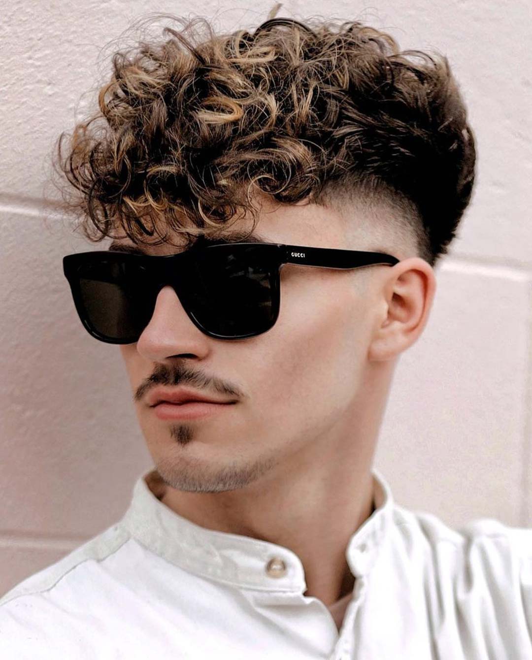 Long Curly Fringe for Men