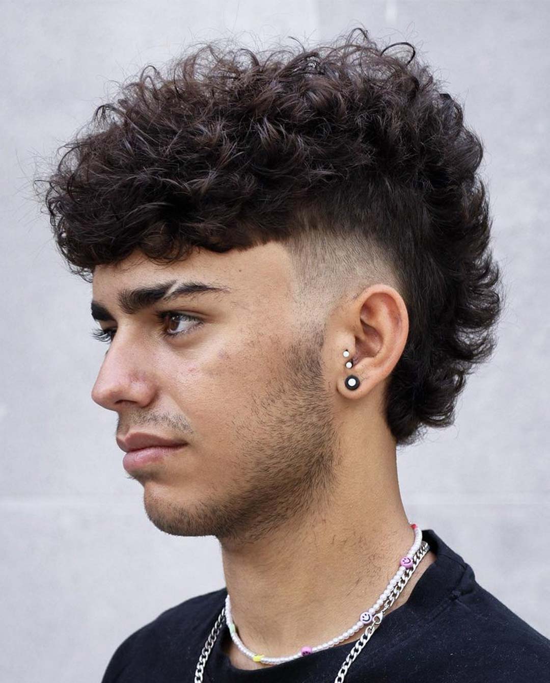 Wavy Mohawk Haircut