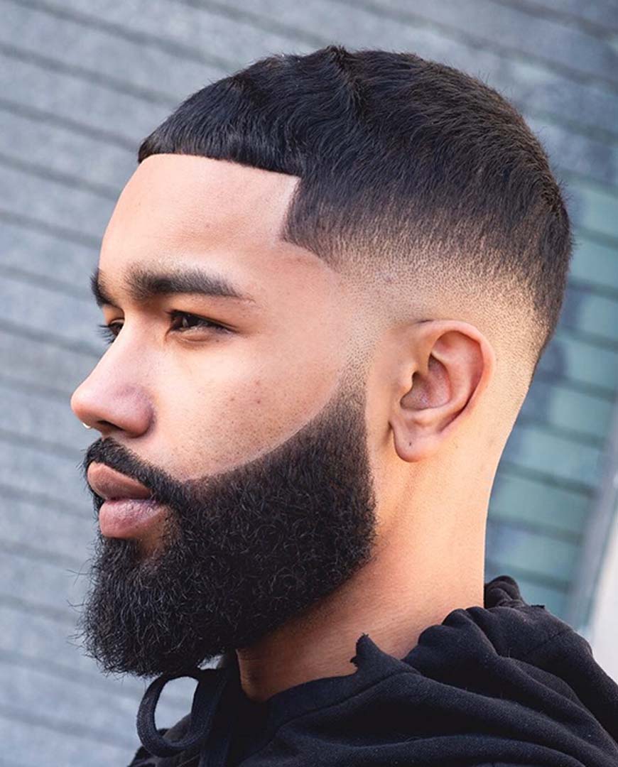 Buzz cut with Beard