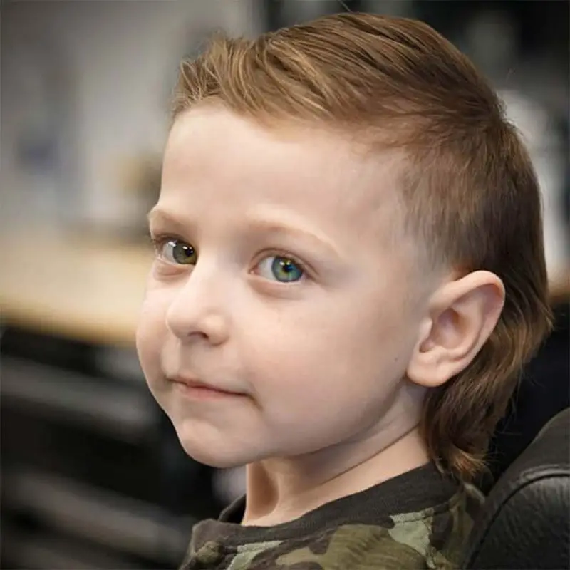 Kids Haircuts 54 Little Boy Haircuts Your Kids Will Love   15 Trendy Mullet 800x800 