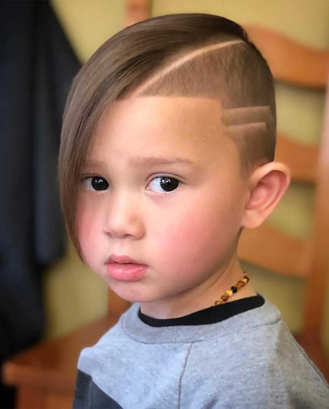 Cute Baby Boy With New Hairstyle