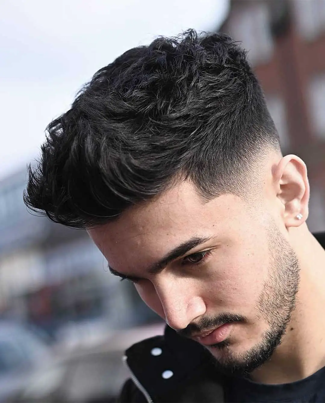 Long Quiff with Low Fade