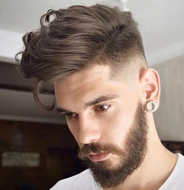 Comb Over with Tapered Skin Fade