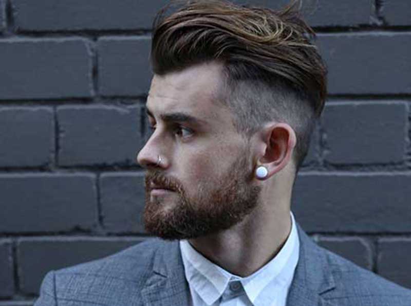 Formal Pompadour with Fade