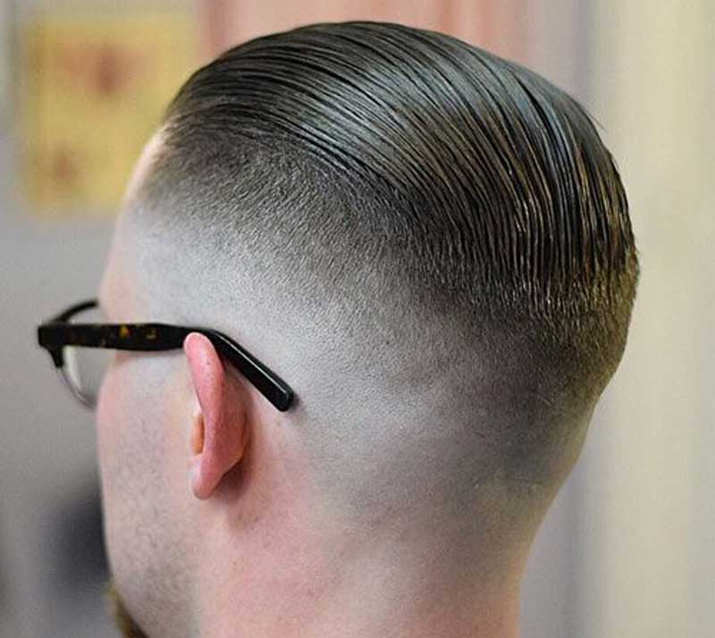 Neat Slick-Back Hipster Haircut 