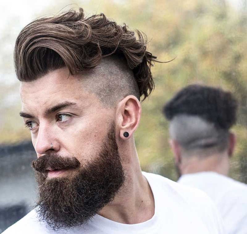 Edgy Hipster Mohawk haircut