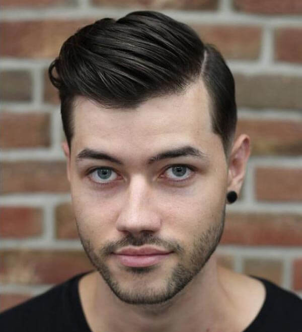 Side Swept Comb Over haircut