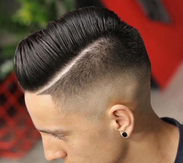 Smooth Classic Comb Over haircut