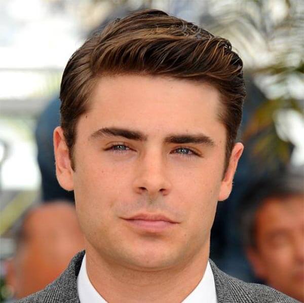 Flat Top Light Waved Comb Over haircut