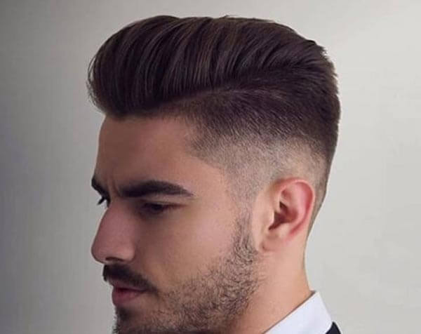 High-Front Comb Over haircut