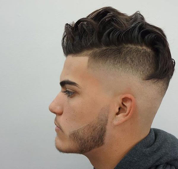 Messy Loose Comb Over haircut