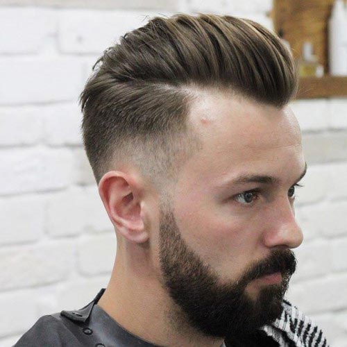 Loose Pompadour Hairstyle