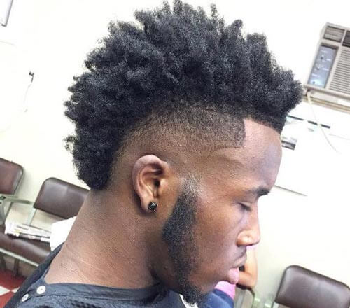 Afro Kinky Mohawk Fade