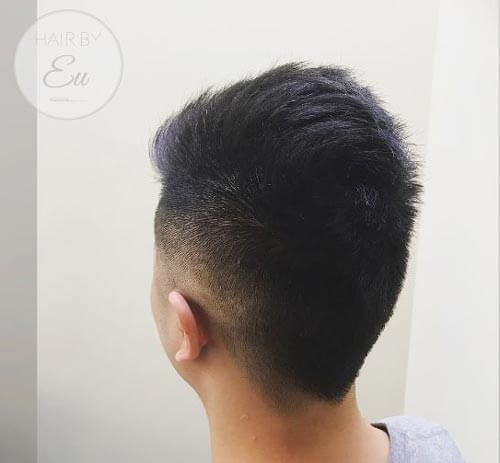 Tapered Side Combed V-cut