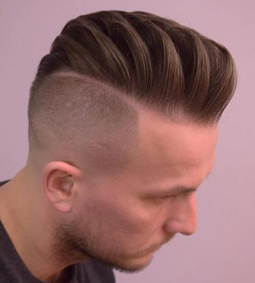 Textured Comb Over with Undercut