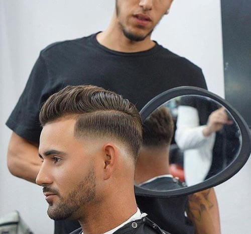 Low Drop Fade Quiff