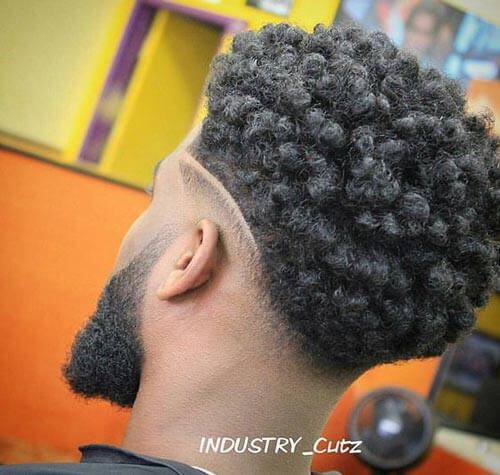 drop fade afro