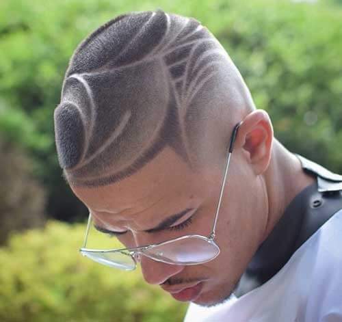 Buzz Cut with Unique textured design