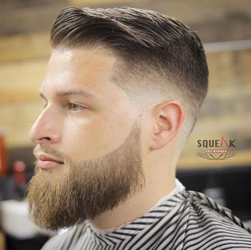 Comb Over with Skin Fade