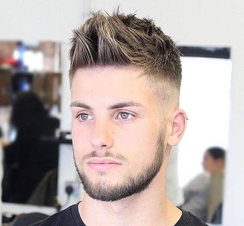 Textured Quiff haircut