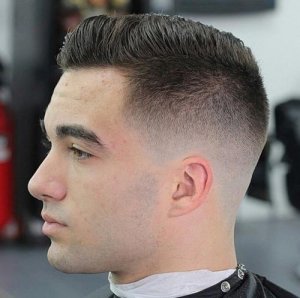 crew cut heavy texture burst fade haircut crew cut heavy texture burst fade haircut