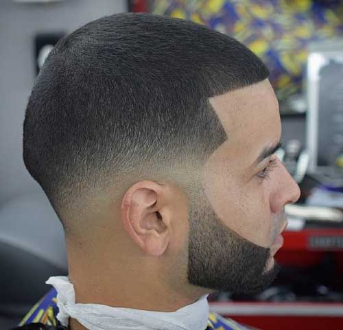 Temple Fade Crew Cut