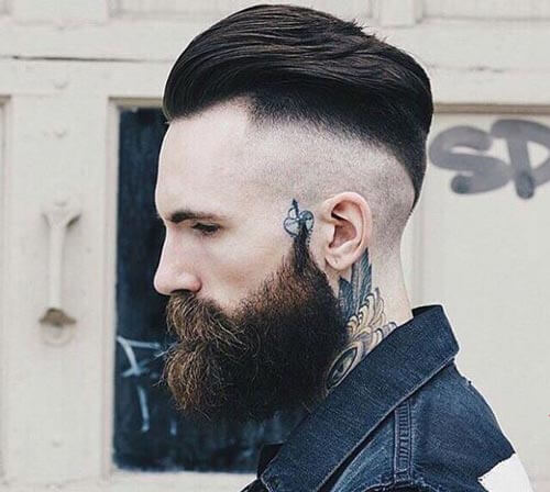 Slick Back Mohawk Fade