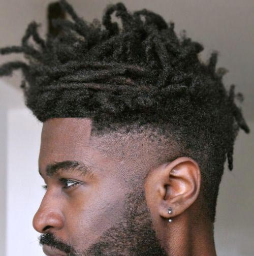 Messy High Top with Dread Fade