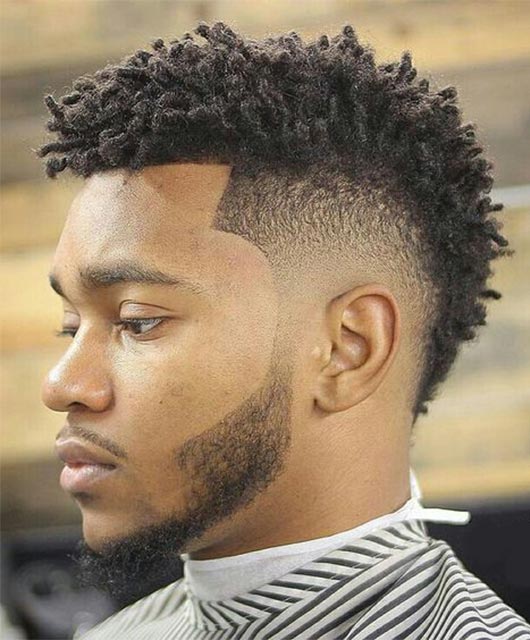 haircut styles for black men mohawk