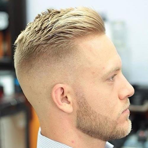 Comb Over with Disconnected Undercut