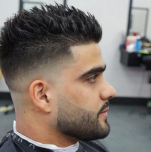 Spiky Top with Low Fade