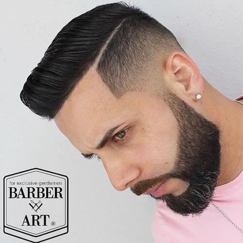 Brushed Up Pompadour Fade