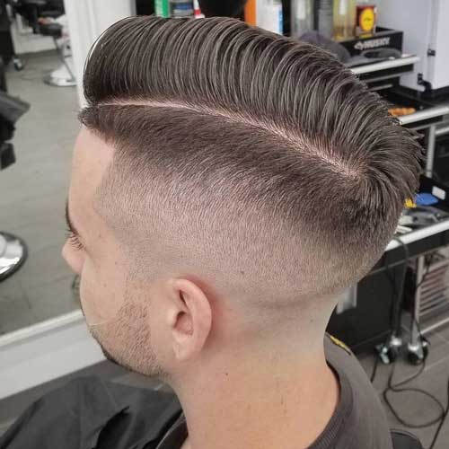 Taper Fade Comb Over