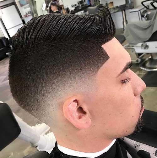 Neat Comb Over Fade with Line Up