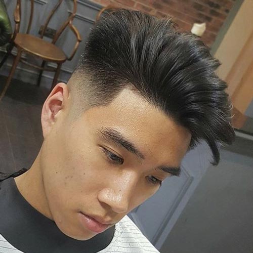 Modern Comb Over Quiff