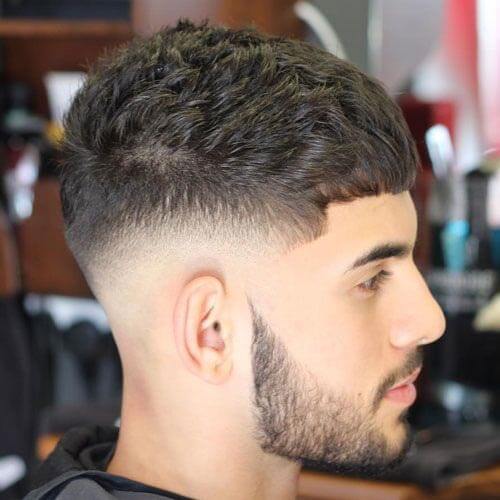 Low Dimness Hair style with Wavy Edges- 40 Low Fade Haircut Ideas For Stylish Men – Practical & Attractive Styles