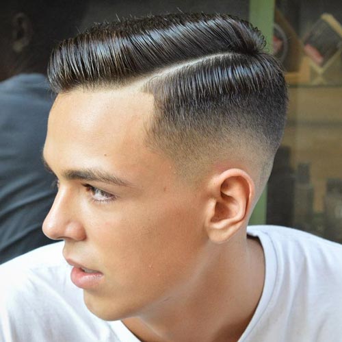 Comb Over Side Part