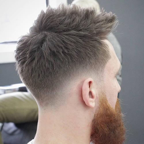 6 Taper Fade Haircut With Spiky Top