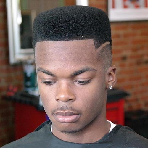 haircut with 3 lines on side