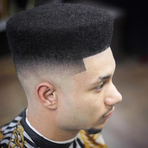 Classic Flat Top with Temple Fade