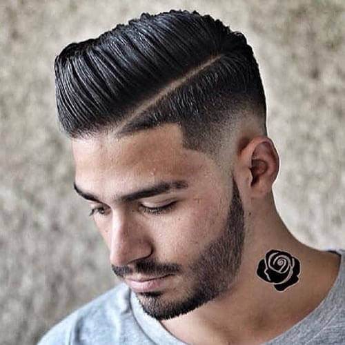 Comb Over and Burst Fade - Short Haircut