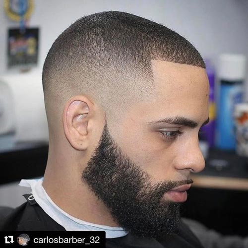 Buzz Cut With Bald Fade - Short Hairstyles For Men