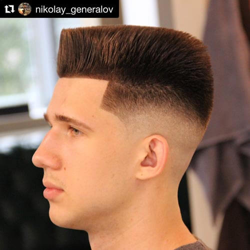 Flat Top Fade Haircut Classy