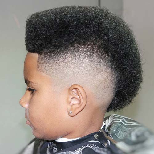 Toddler Boy Haircuts - Mohawk Fade haircut