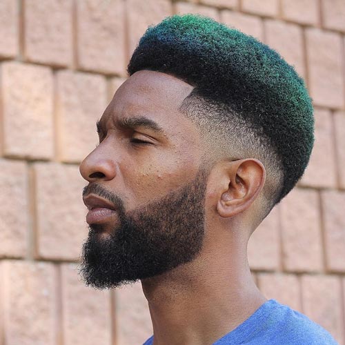 Afro High Top Fade