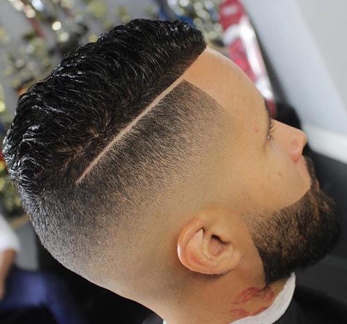 High Top Fade With Part