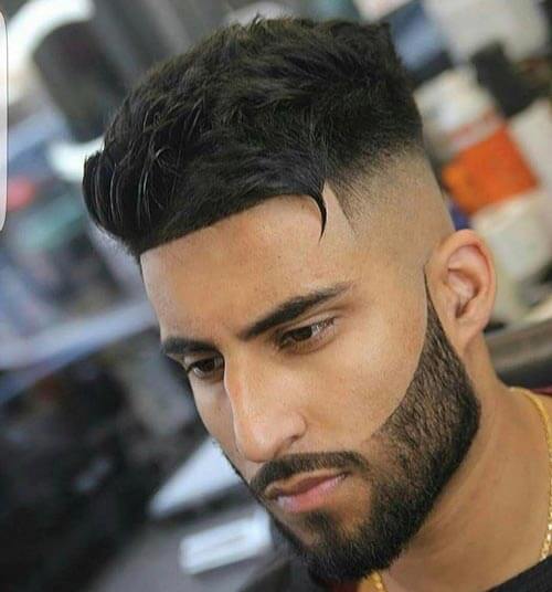 Cropped Haircut with High Fade
