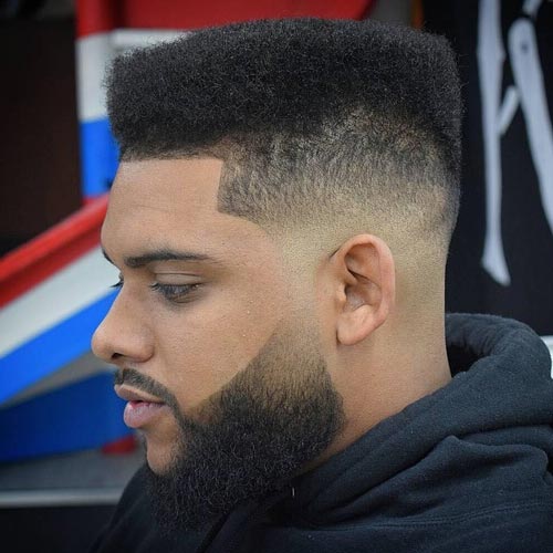 Medium Flat Top - High Top Fade Haircut